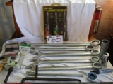 3 pc. Circuit Tester Set, Wrenches & misc. Items
