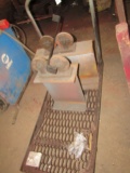 Cart with two pipe rollers