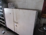 White Cabinet with all contents