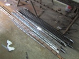 Stack of rails for hand rails and gates