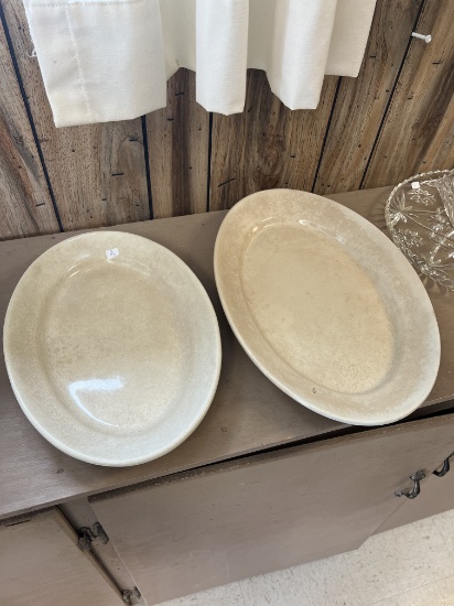 Ironstone and various Platters