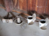 Lot of 2 propellers and anchors