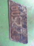 1947 License PLate