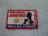 1964 BOY SCOUTS NATIONAL JAMBOREE PATCH VALLEY FORGE