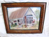 ORIGINAL GARY CHAMBERS OIL PAINTING ON CANVAS -  COUNTRY STORE