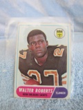 1968 TOPPS FOOTBALL CARD WALTER ROBERTS