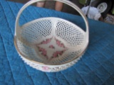 Antique lattice basket