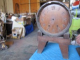 Unique Antique Barrell Clock