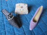 Decorative mini purse and shoe lot