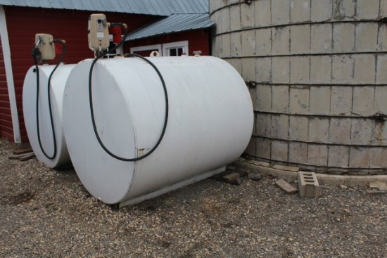 1000 GAL DSL BARREL, GAS BOY PUMP