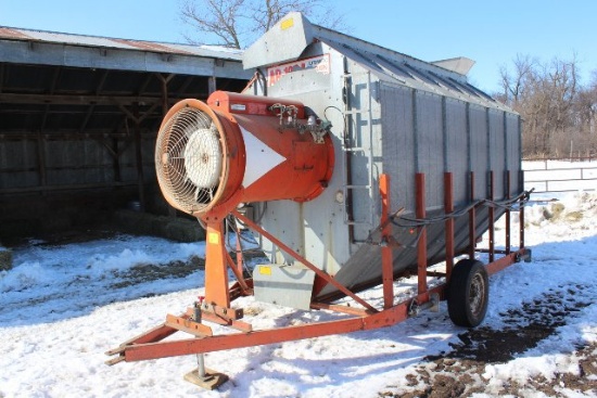 AB 180A GRAIN DRYER ON TRANSPORT,