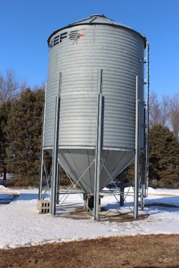 2000 BUSHEL WET HOLDING BIN,