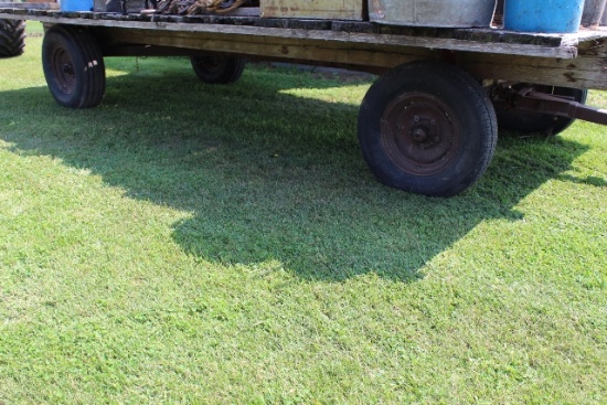 16' FLATBED HAY RACK WITH GEAR