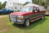 *** 1992 FORD F-150 EXT CAB PICKUP,