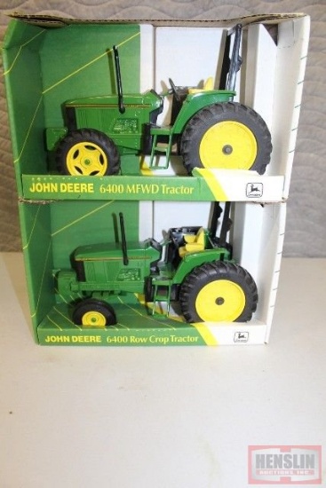 1/16 JD 6400 MFWD, 2WD ROW CROP TRACTOR,