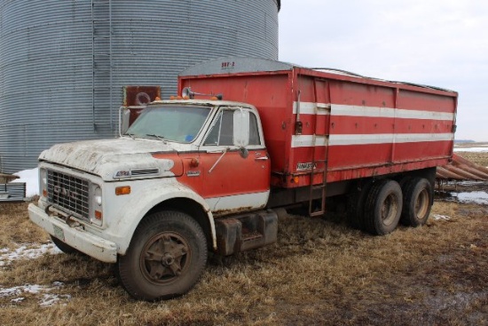 *** 1972 GMC TWIN SCREW GRAIN TRUCK,