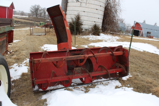 IH 80 7' DOUBLE AUGER SNOW BLOWER,