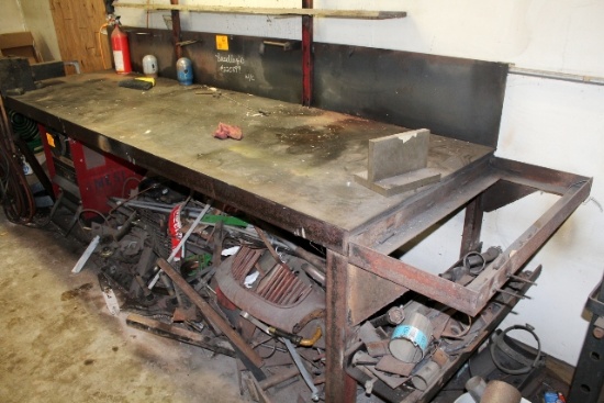 10' STEEL WORK BENCH