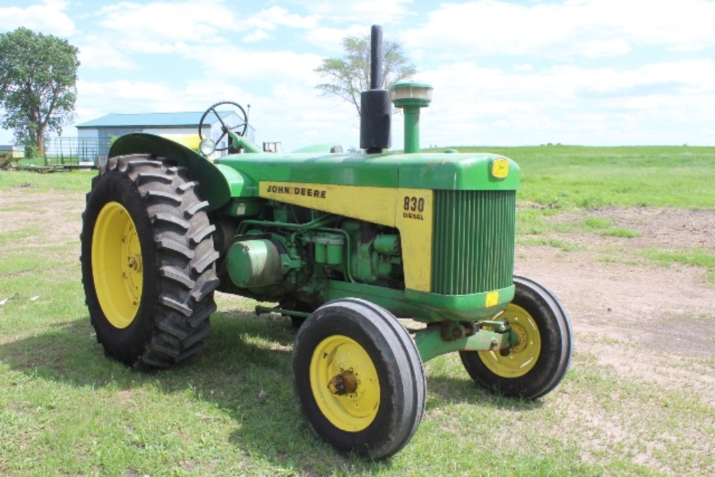 JOHN DEERE 830 DIESEL ELECTRIC START,