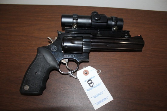 TAURUS 44 MAGNUM, HANDGUN, WITH RED SCOPE,