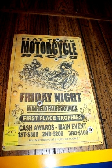 Flat Track Motorcycle racing,