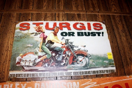 Sturgis or Bust sign