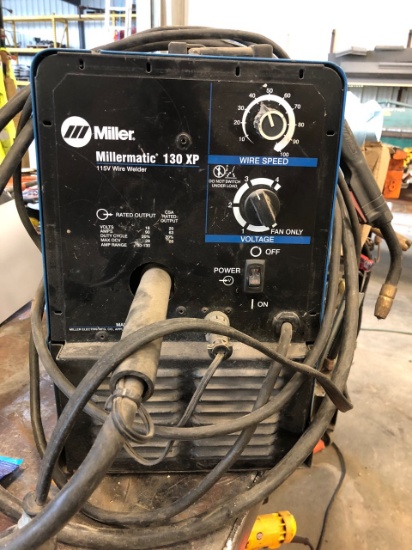 MILLER MILLERMATIC 130XP 115 V WIRE FEED WELDER, S/N# LA155359