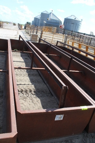 WERK WELD BOTTOMLESS BUNKS, 20'L X 48" WIDE X