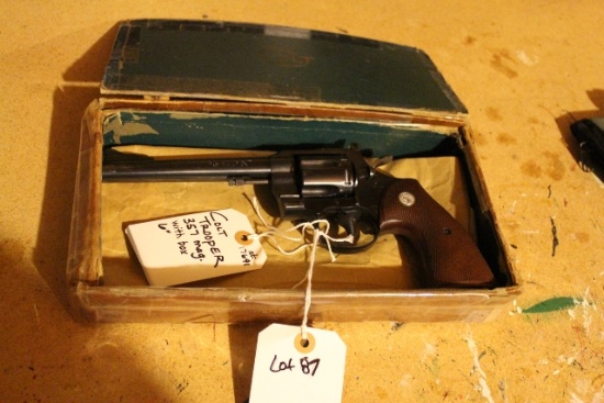 COLT TROPPER 357 MAG, 6" BARREL, IN BOX