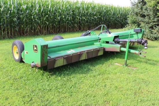 JD 115 15' STALK CHOPPER, 4 WHEELS, 1000 PTO,