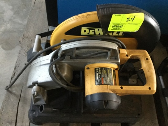 DEWALT 14" CHOP SAW, CARBIDE BLADE