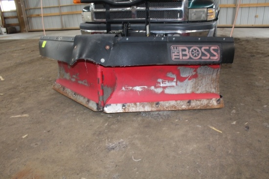 BOSS POWER V,ANGLE ELECTRIC OVER HYD SNOWPLOW