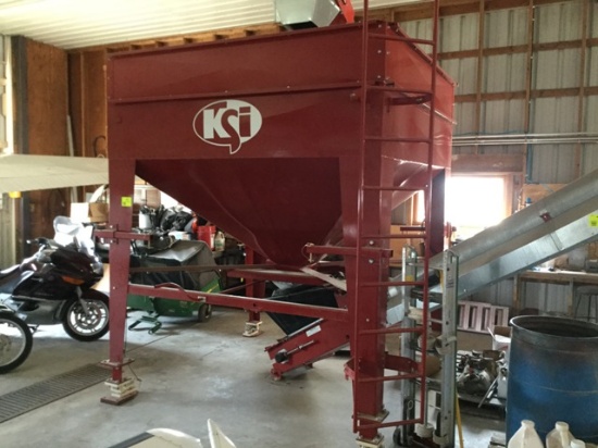 KSI SEED HOPPER WITH (4) WEIGH BARS,225 UNIT CAP,