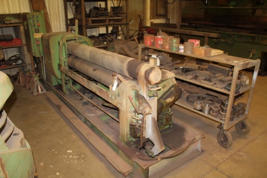 WEBB PLATE BENDING ROLL, 60"X 5/64" CAP, 83 HRS