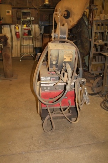 LINCOLN IDEALARC CV300 WELDER WITH LINCOLN LN7