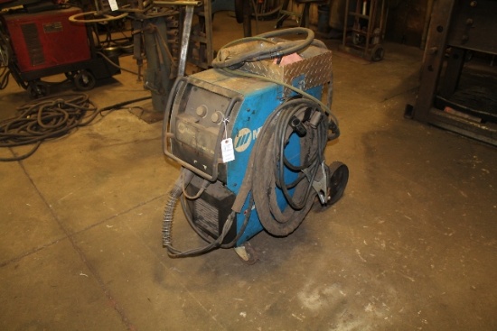 MILLER 350MP MILLERMATIC WELDER ON STAND WITH