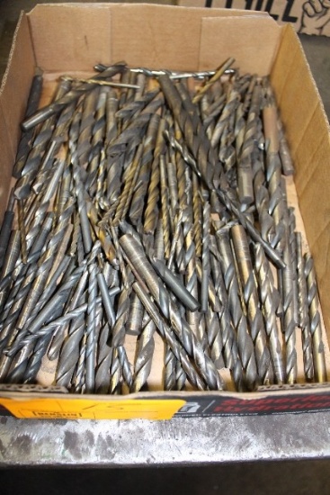 BOX OF MISC. DRILL BITS, APPROX. 1/16 - 1/2 INCH