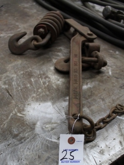 HEAVY DUTY SPRING LOADED 3/8 INCH CHAIN BINDER