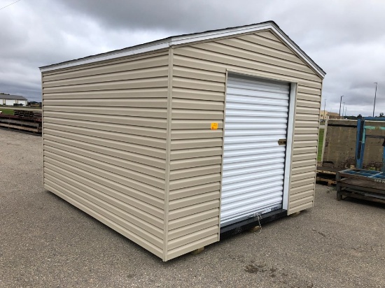 10' X 12' STORAGE BUILDING WITH 5' ROLL UP DOOR