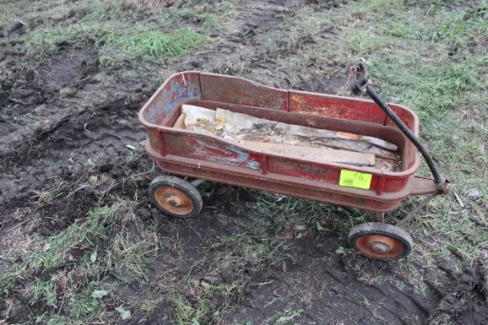 RADIO FLYER IMPERIAL RED WAGON, WITH