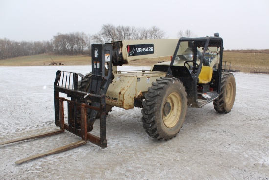 2003 INGERSOLL RAND 642B TELEHANDLER, 4 X 4,