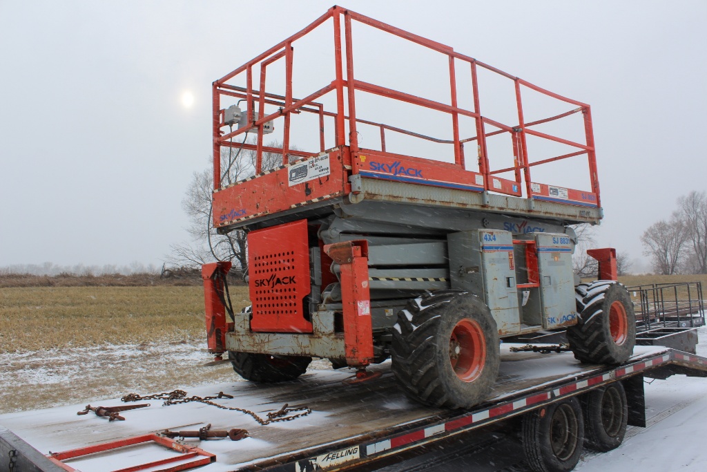 2007 SKYJACK 8831 SCISSOR LIFT, MODEL ST8831 RT,