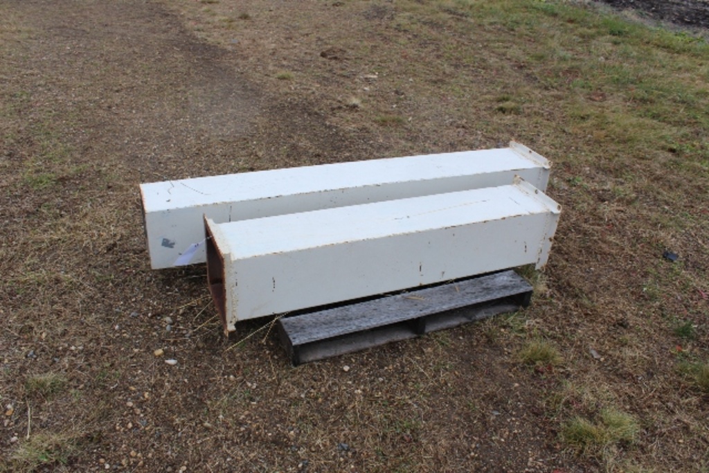 10" X 6' & 10" X 54" GRAIN LEG SQUARE SPOUTS,