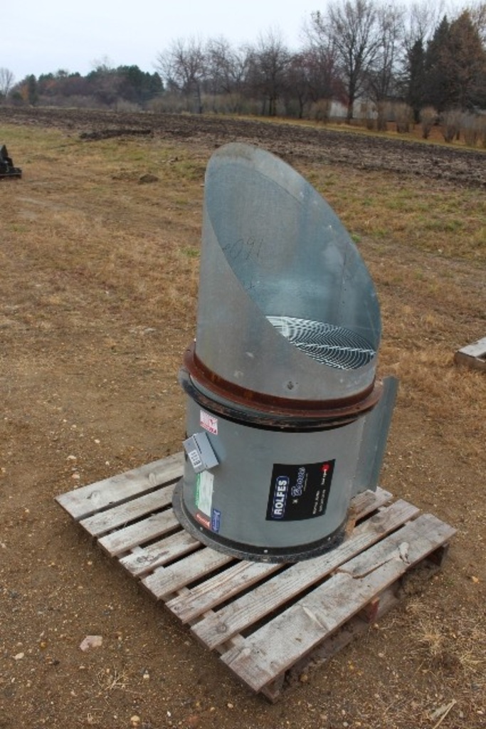 ROLFES 24" FAN WITH ELECTRIC MOTOR,