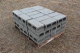 (2) PALLETS OF CEMENT BLOCKS,