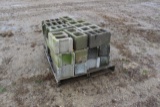 (3) PALLETS OF CEMENT BLOCKS,