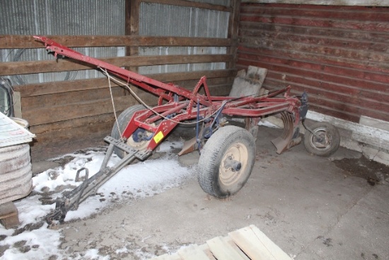 IH SLAT 3 BOTTOM TRAILING PLOW, RESTORED