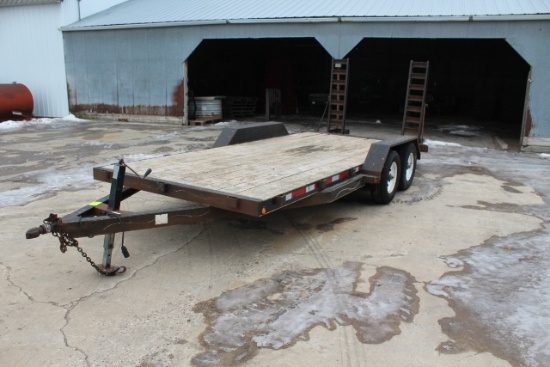 *** 2005 ABU 18' TANDEM AXLE  FLATBED TRAILER,