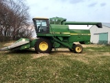 JOHN DEERE 7720 TURBO HYDRO COMBINE, 2 WD,