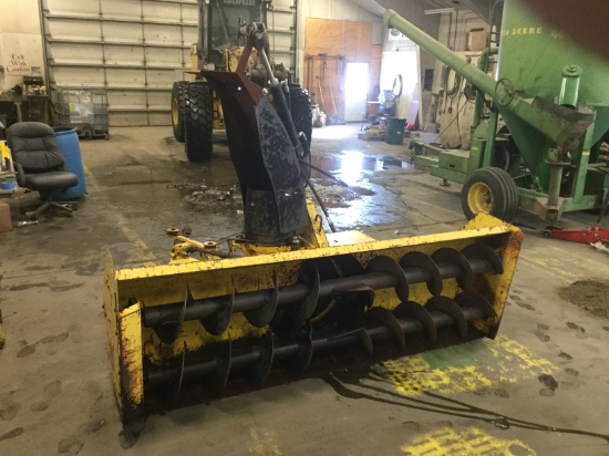 ERSKINE SNOWBLOWER, 8'', CAT 2&3 NARROW 3PT, 540 PTO, WITH 1 38" 1000 SHAFT, 2 AUGER,